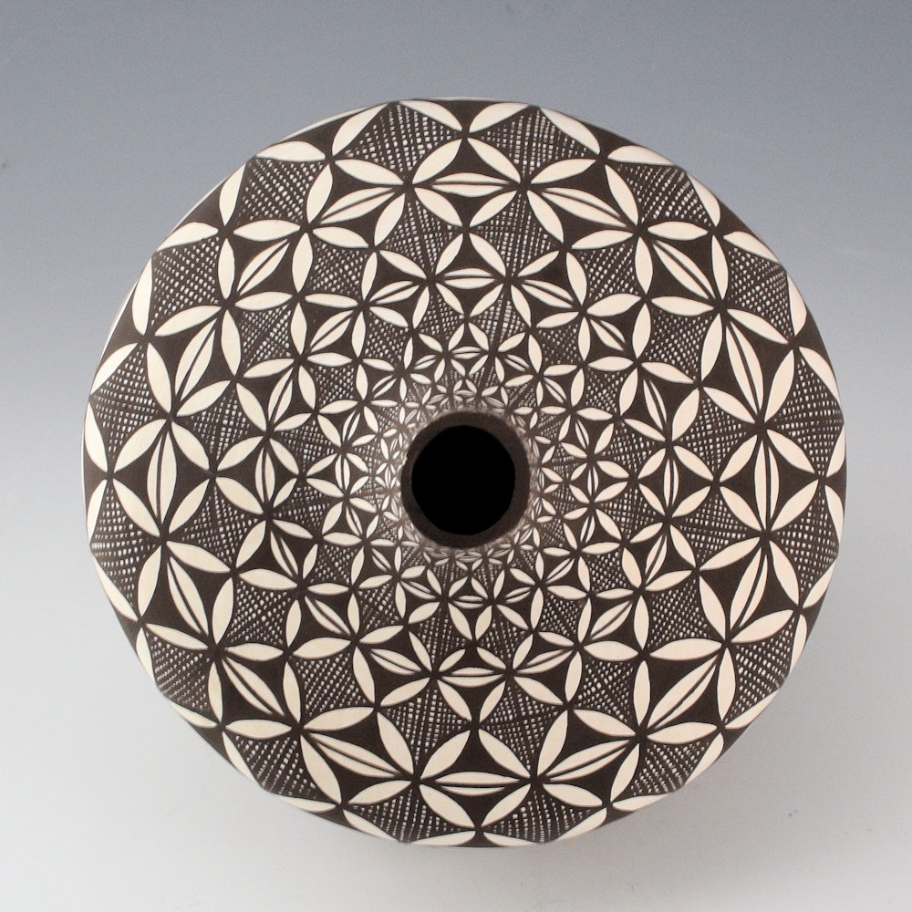 Victorino, Sandra - Large Long Neck Jar with Butterflies and Flowers - Image 2