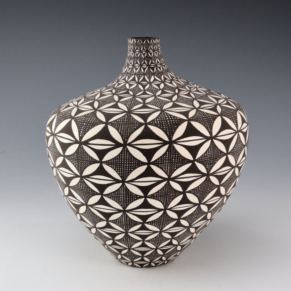 Victorino, Sandra - Large Long Neck Jar with Butterflies and Flowers - Image 4