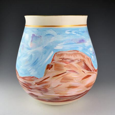 Alternative view of Romero, Santiago - "North of Abiquiu" Jar