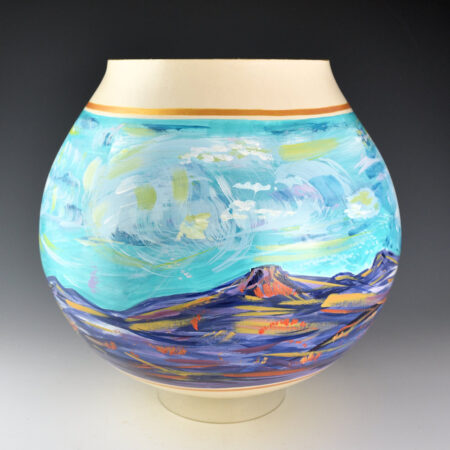 Romero, Santiago - "Summer" 11" Wide Jar