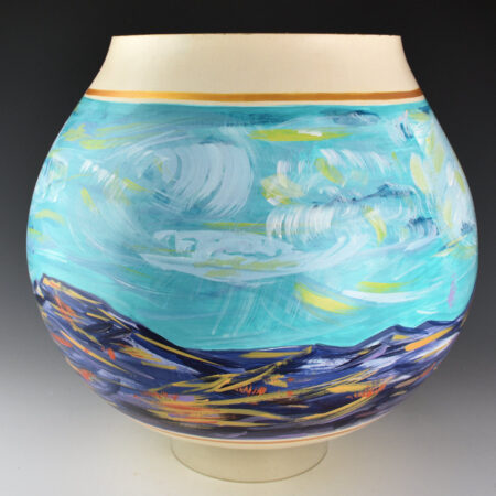 Alternative view of Romero, Santiago - "Summer" 11" Wide Jar