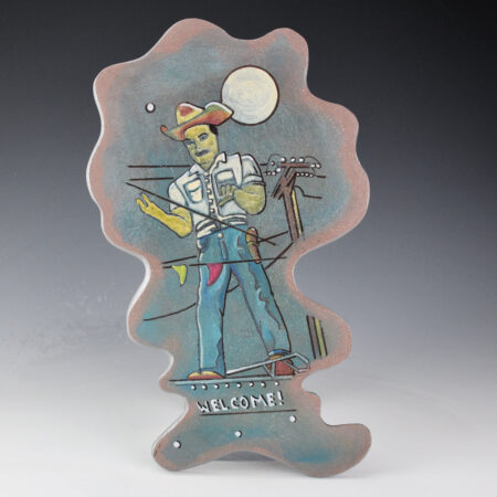 Folwell, Susan - "Welcome to Route 66" Large Tile