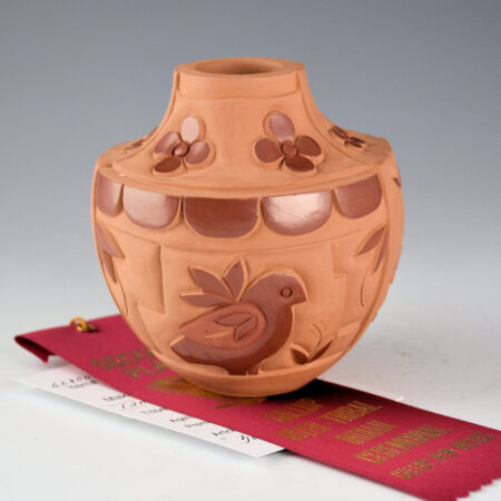 Garcia, Tammy -"Song Birds" Water Jar, Ribbon