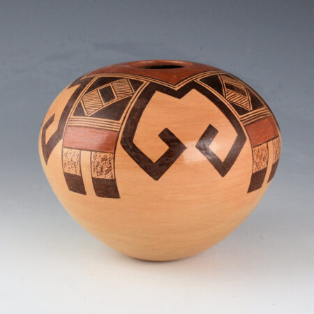 Nampeyo, Tonita - Bowl with Eagle Tail Designs (1990s)