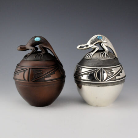 Alternative view of Da, Tony - "Pueblo Amities" Silver and Bronze Castings  (1978)