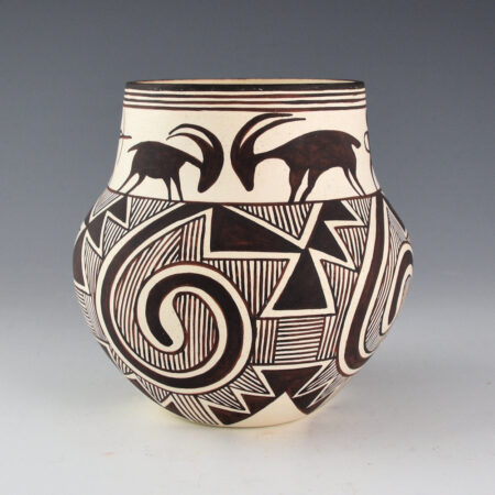 Aragon, Wanda - Jar with Tularosa Swirls and Hunters (1998)
