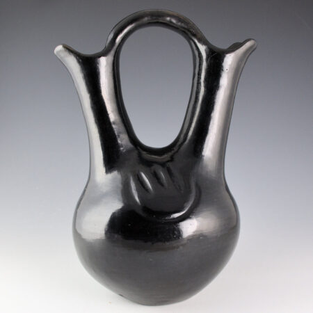 Alternative view of Tafoya, Margaret - 12" Tall Wedding Vase with Bear Paws (1940s)