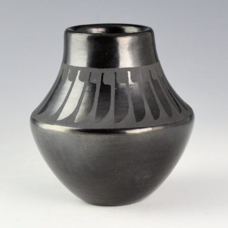 Martinez, Beverly - Jar with 28 Feathers (1970's)