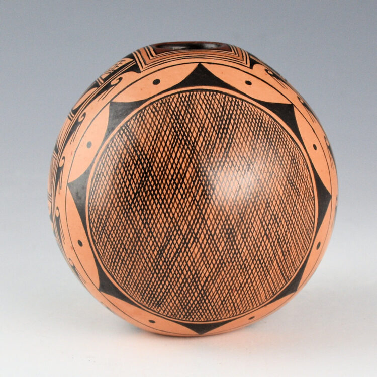 Komalestewa, Cynthia Sequi - Bowl with Sunflower Designs (1990s)