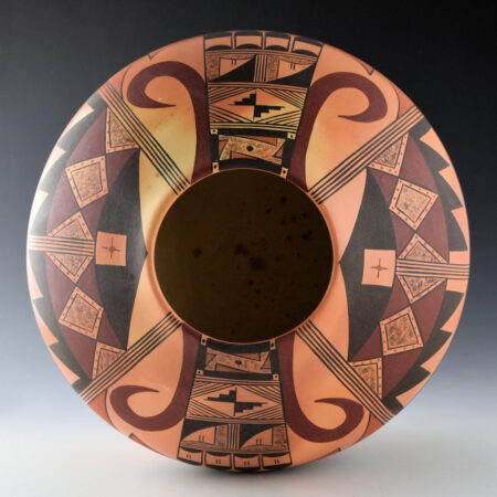 Alternative view of Clashin, Debbie - 10" Wide Jar with Eagle Tail Designs (2021)