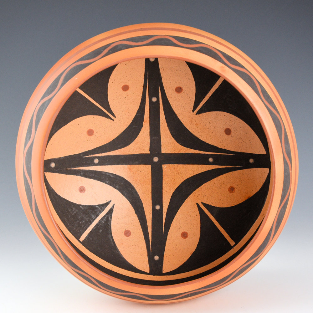 Setalla, Dee - 10" Wide Bowl with Star and Flowers Design