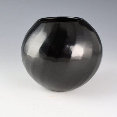 Alternative view of Gutierrez, Denny - Faceted Melon Jar with 23 Swirling Ribs