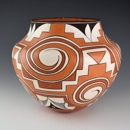 Alternative view of Peters, Franklin - Water Jar with Spiraling Birds and Clouds