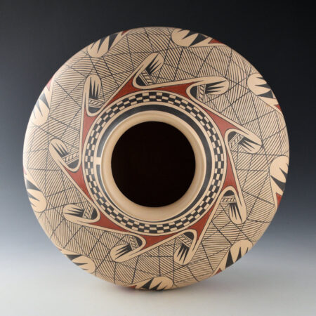 Alternative view of Nampeyo, James Garcia - 10" Wide Jar with Migration Pattern (1980s)