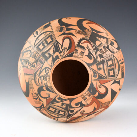 Alternative view of Abeita, Karen - Jar with Swirling Birds and Shard Designs (2004) Ribbon