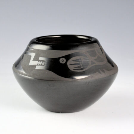 Gutierrez, Kathy - Black Jar with Avanyu
