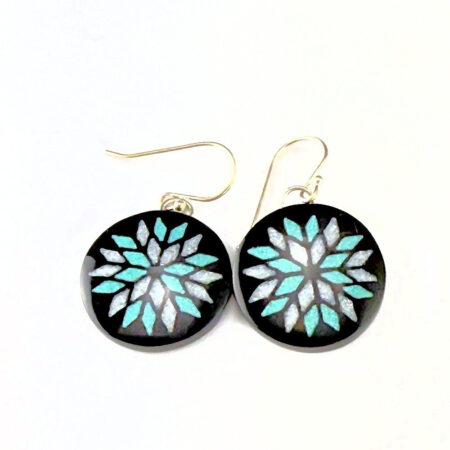 Alternative view of Pourier, Kevin - Buffalo Horn Star Medallion Earrings