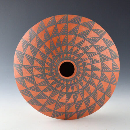 Alternative view of Trancosa, Kevin - Seedpot with Swirling Triangular Geometric (1996)