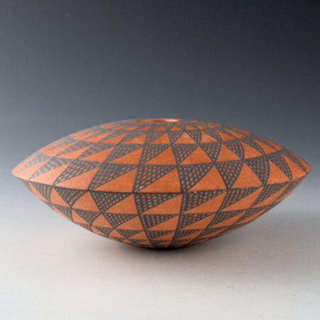 Trancosa, Kevin - Seedpot with Swirling Triangular Geometric (1996)