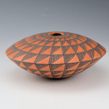 Alternative view of Trancosa, Kevin - Seedpot with Swirling Triangular Geometric (1996)