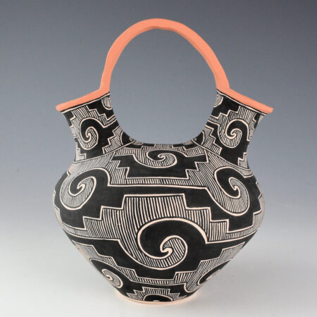 Vallo, Leland - Wedding Vase with Tularosa Swirls (1990s)