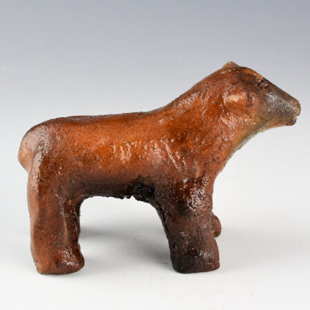 Alternative view of Goodman, Louise - Small Clay Standing Sheep Figure (1990s)