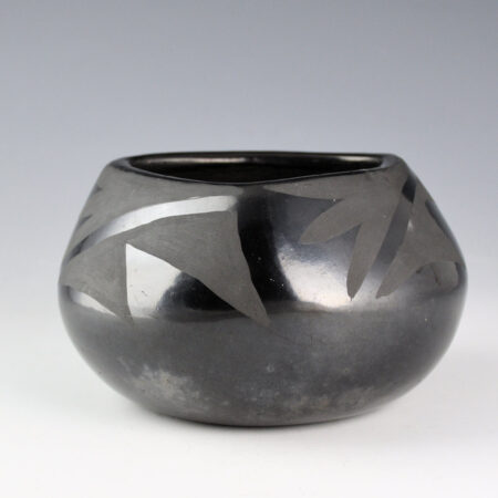 Alternative view of Tafoya, Lucaria - Three-Sided Bowl with Rain Designs (1950's)