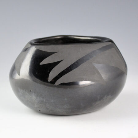 Tafoya, Lucaria - Three-Sided Bowl with Rain Designs (1950's)