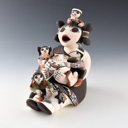 Alternative view of Ray, Marilyn Henderson - Storyteller with Four Children (1996)