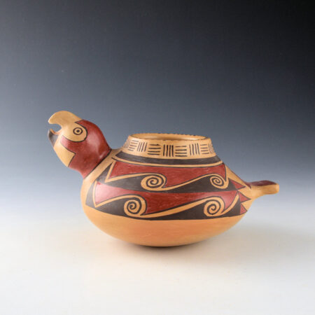 Alternative view of Sahmie Nampeyo, Rachel - Clay Parrot Jar (1990s)