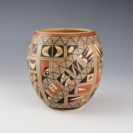 Alternative view of Huma, Rondina - Jar with Geometric Shard Designs (1980s)