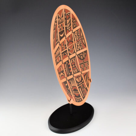 Alternative view of Lucas, Steve - 11.5" "Katsina Faces" Plate