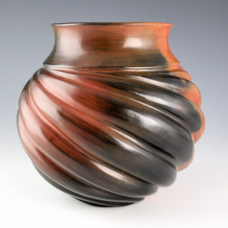 Manymules, Samuel  - Water Jar with Nine Rounded Melon Swirls