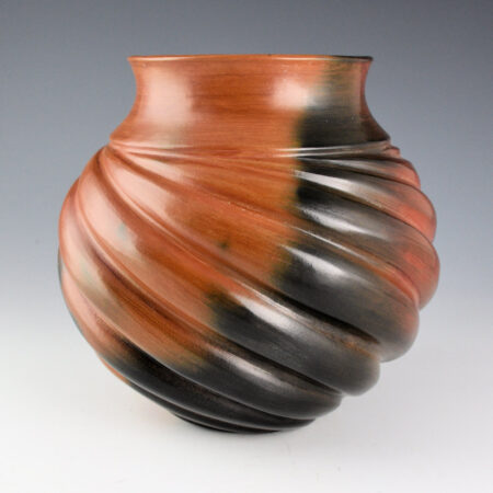 Alternative view of Manymules, Samuel  - Water Jar with Nine Rounded Melon Swirls