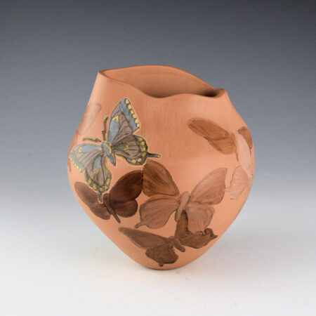 Folwell, Susan - "Butterflies" Asymmetric Jar