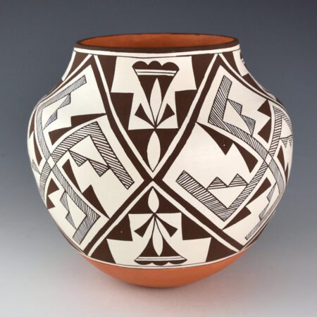 Alternative view of Patricio, Tobie Mae - "Spiraling Clouds" Water Jar