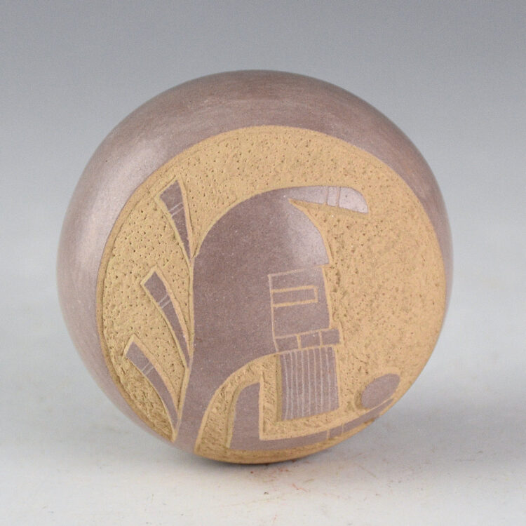 Youvella, Wallace - Mavue Seedpot with Longhair Katsina (1998)