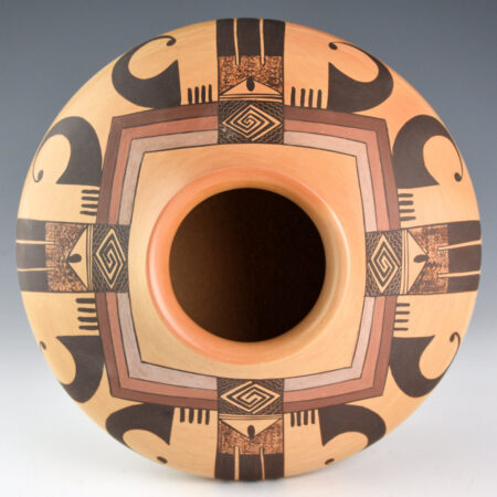 Alternative view of Navasie, Dolly Joe "White Swann" -Four-Color Jar with Eagle Tail Design