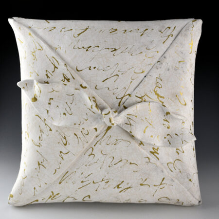 Fields, Anita - "Wrapped in Thought" Clay Bundle with Distorted Writing