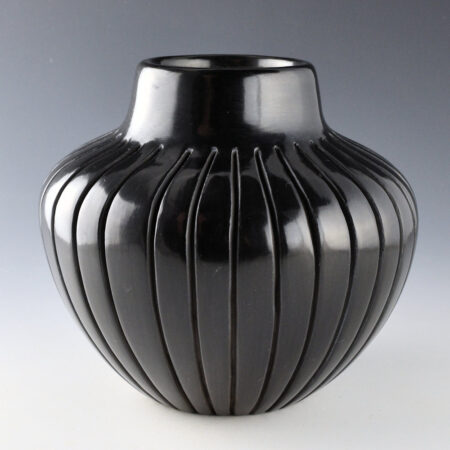 Alternative view of Suazo, Anita - 7" Wide 32 Rib Carved Melon Jar