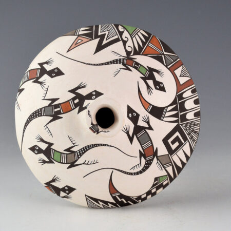 Alternative view of Concho, Carolyn - Wide Shoulder Jar with Mimbres Lizards