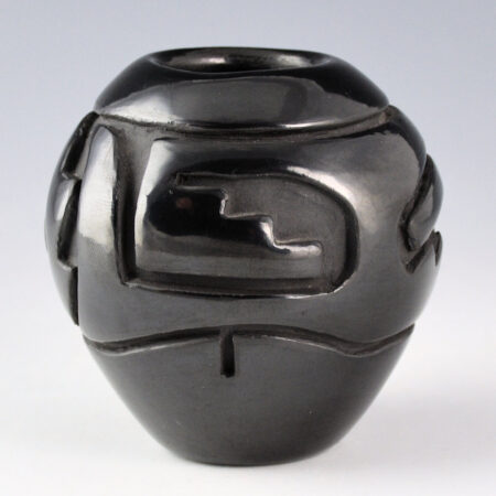 Chavarria, Denise - Jar with Mountain, River, and Cloud Designsk