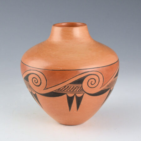 Quotskuyva, Dextra - "Clouds and Bird Wings" Water Jar (1980s)