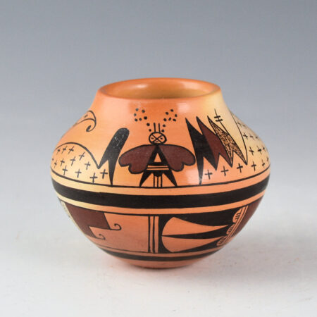 Tahbo, Dianna - Small Jar with Moth Design (1990)