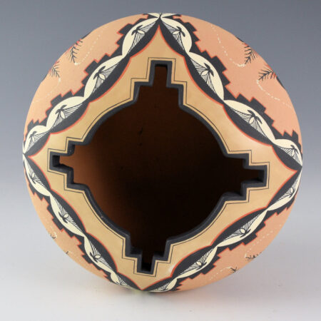 Alternative view of Sandia, Dory - Bowl with Corn and Rain Clouds