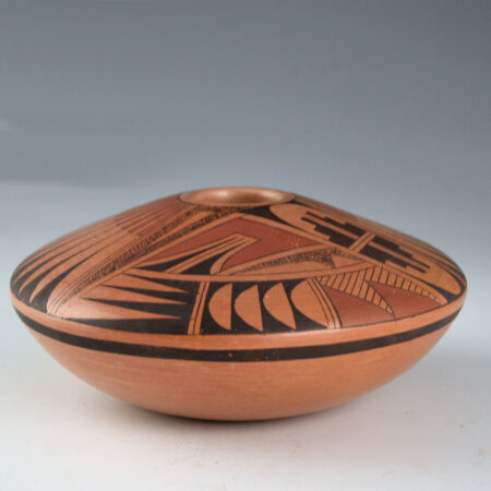 Alternative view of Kahe, Gloria - Wide Jar with Swirling Feathers