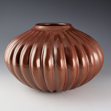 Shupla, Helen - 11" Wide 31 Rib Melon Jar (1985)