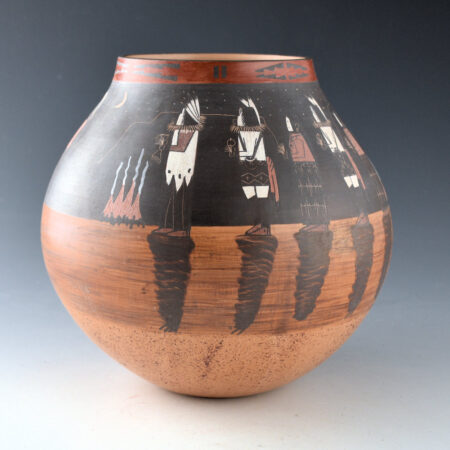 Sahmie, Ida - Large "Night Chant" Jar with 14 Figures (2012)