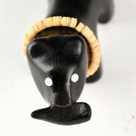 Alternative view of Naranjo, Jarren - Clay Bear with Fish and Bear Paw