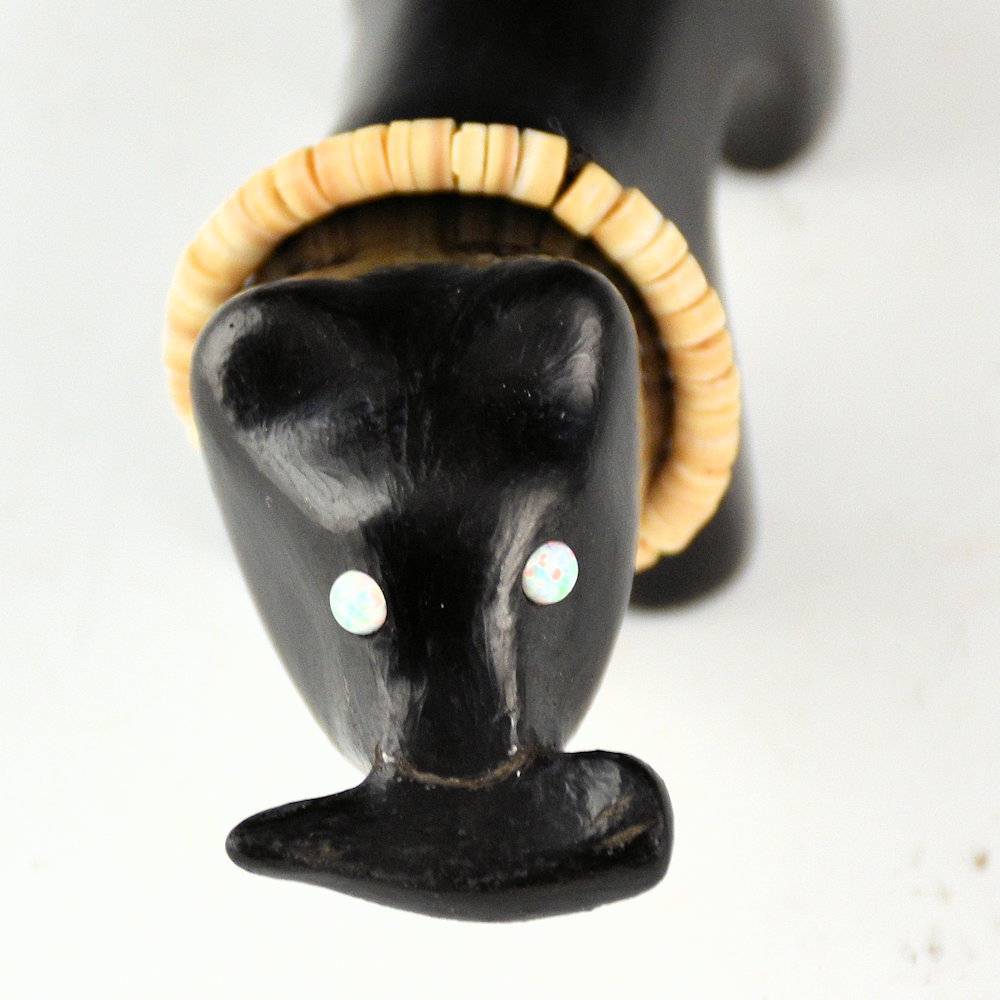 Naranjo, Jarren - Clay Bear with Fish and Bear Paw - Image 2